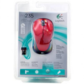  Wireless Logitech M235 (910-002496) Red USB 4