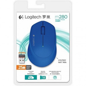   Wireless Logitech M280 (910-004290) Blue USB (1)