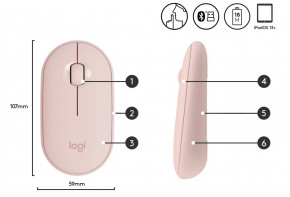  Logitech M350 Rose (910-005717) 12