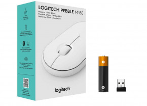  Logitech M350 White (910-005716) 12