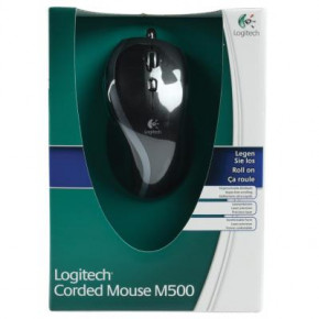  Logitech M500 (910-003726) Black USB Laser 5