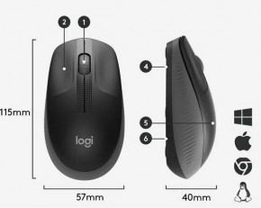  Logitech M190 MID GREY EMEA (910-005906) 10