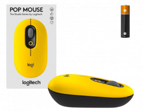  Logitech POP Mouse Bluetooth Blast Yellow (910-006546) 8