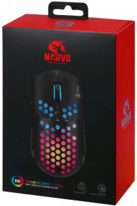  Marvo G961 RGB-LED USB Black 7