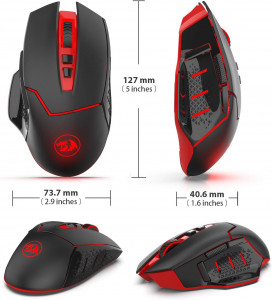    Redragon M690 2400DPI Black (1)