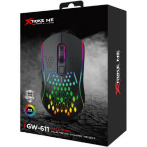  Xtrike ME GW-611 Wireless RGB Black 8