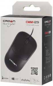  CROWN CMM-129 Black USB 5