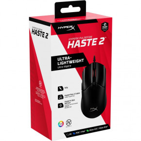  HyperX Pulsefire Haste 2 USB Black (6N0A7AA) 10