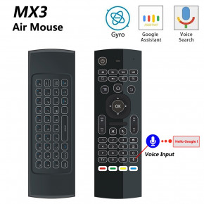 /    MX3 Voice LED EN (), (Airmouse+Voice Keyboard)    , 2.4G 3