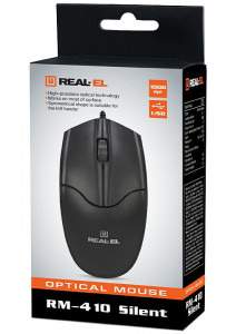  REAL-EL RM-410 Silent Black USB 7