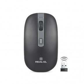  Wireless Real-el RM-303 Black/Grey USB