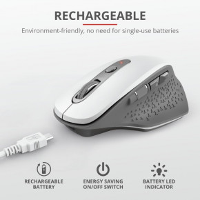  Trust Ozaa Rechargeable WL WHITE (24035_TRUST) 6