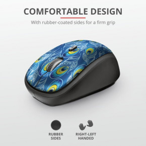  Trust YVI WIRELESS MOUSE PEACOCK 6