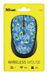  Trust YVI WIRELESS MOUSE PEACOCK 10