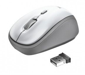  Wireless Trust Yvi (23386) White/Silver USB