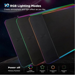       Choetech (T543-F) RGB Illuminated 15W Wireless Charging Mouse Pad 6