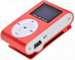  Toto TPS-02 With display Earphone Mp3 Red