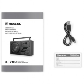  REAL-EL X-700 Black 7