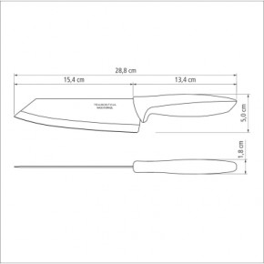  Tramontina PLENUS light grey  152 .  (23443/136) 4