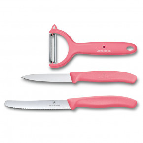  Victorinox Swiss Classic Trend Colors Paring Knife Set with Tomato and Kiwi Peeler - (6.7116.33L12)