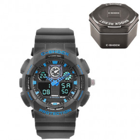   C-SHOCK GA-100 Black-Blue, Box,  7  (5273)