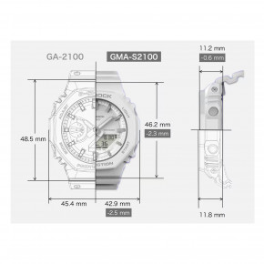  Casio G-Shock GMA-S2100NC-4A2 5