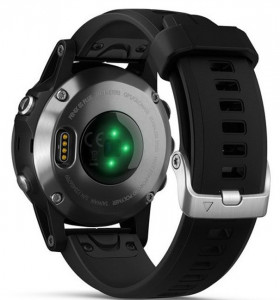   Garmin Fenix 5S Plus Sapphire White with Carrera Black Band (010-01987-21) 9