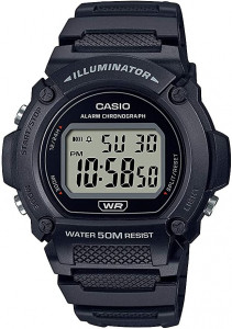  Casio Digital Black (W-219H-1AVCF)