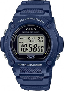  Casio Digital Blue (W-219H-2AVCF)