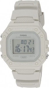  Casio Digital Light Gray (W-218HC-8A2V)