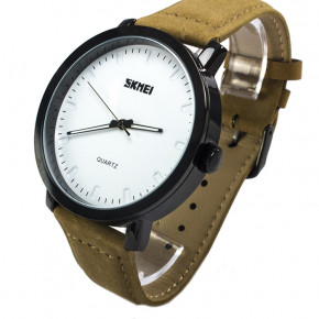  Skmei 1196 White Brown Band