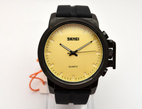   Skmei Ublo 1208 Black Gold Quartz 6