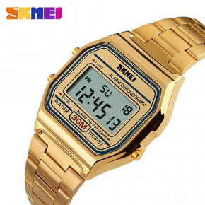   Skmei 1123 Gold Quartz 7