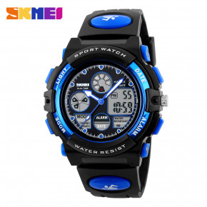   Skmei Dual Time 1163 5 bar blue 4