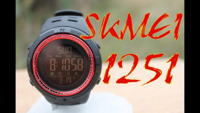   Skmei 1251 5 bar black red