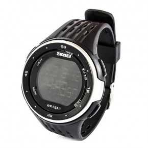   Skmei 1219 5 bar black silver 4