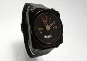  Skmei 9172 5 bar black gold 8