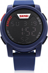   Skmei Digital Chrono 1218 Blue  5 bar 3