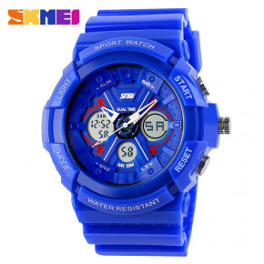   Skmei Dual Time 0966 5 bar blue 3