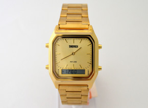   Skmei 1210 Gold Quartz