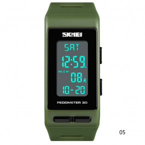    Skmei 3D Pedometer 1363 Green 5 bar 3