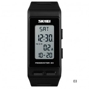    Skmei 3D Pedometer 1363 Black 5 bar 5