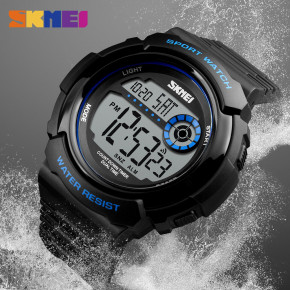   Skmei Sport Watch 1367 Blue@Black 5 bar 4