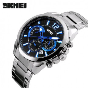   Skmei 9108 Chronograph Steel Quartz 3Bar