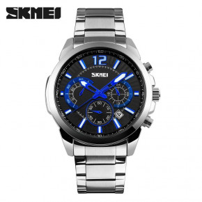   Skmei 9108 Chronograph Steel Quartz 3Bar 3