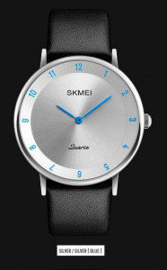   Skmei 1263 Silver Blue Quartz 3Bar