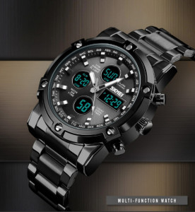   Skmei 1389 Chronograph Black Quartz 3Bar 3