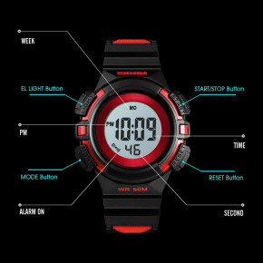   Skmei 1485 Red 5