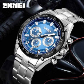   Skmei 1366 Chronograph Blue Quartz 3Bar 3