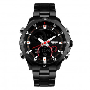  Skmei 1146 Dual Time Black 5 bar